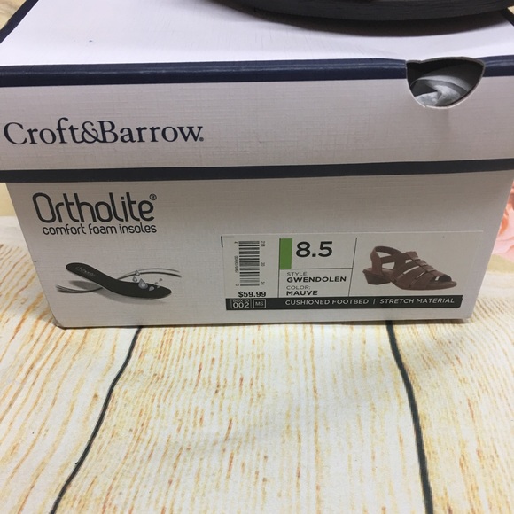 ☀️ Croft & Barrow gwendolen sandals NIB - Picture 5 of 6